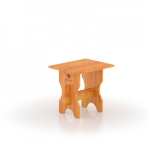 Лавка для бани Bentwood 50х40 см из лиственницы натуральной