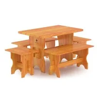 Комплект мебели Bentwood на 4 чел. из лиственницы натуральной