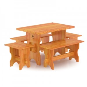 Комплект мебели Bentwood на 4 чел. из лиственницы натуральной