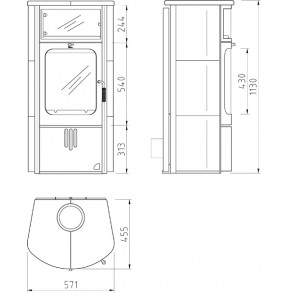 Печь Hark 57 ECOplus