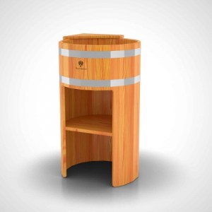Умывальник BentWood стойка угловая из лиственницы натуральной