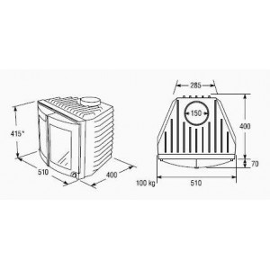 Каминная топка KEDDY SK 510
