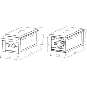 Газовая горелка Астов Double Burner (Дабл Бёрнер)