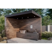 Кухня Астов BBQ № 2 (ширина 3440 мм)