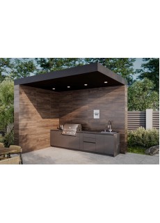 Кухня Астов BBQ № 2 (ширина 3440 мм)