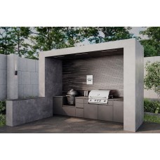 Кухня Астов BBQ № 3 (ширина 3340 мм)