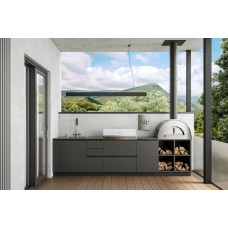 Кухня Астов BBQ № 4 (ширина 3300 мм)