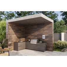 Кухня Астов BBQ № 9 (ширина 1820х2920 мм)