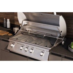 Кухня Астов BBQ № 9 (ширина 1820х2920 мм)