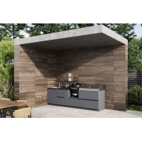 Кухня Астов BBQ № 16 (ширина 3100 мм)