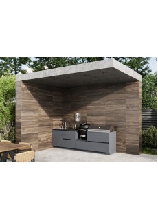 Кухня Астов BBQ № 16 (ширина 3100 мм)