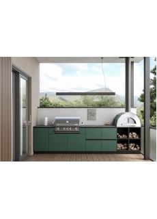 Кухня Астов BBQ № 19 (ширина 3500 мм)