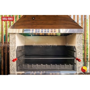Барбекю Grill-Roks Anna XL + стол + мойка + печь под казан + стол