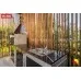 Барбекю Grill-Roks Anna XL + стол + мойка + печь под казан + стол