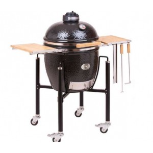 Керамический гриль Monolith Classic Pro 1.0 c боковыми столиками и ножками