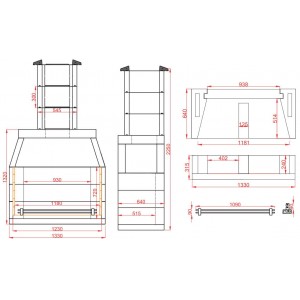 Садовый камин Schiedel Garden 1200