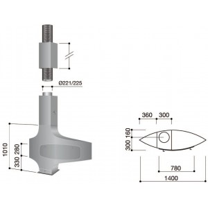 Камин Focus HeteroFocus 1400