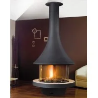 Камин Bordelet Eva 992 центральный, со стеклом
