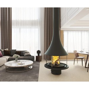 Камин Bordelet Marina 993 центральный, со стеклом