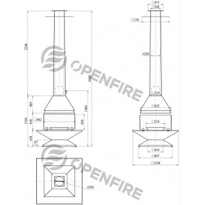 Камин OpenFire Candle 123