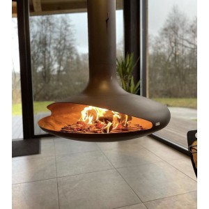 Камин OpenFire Ellips, 1 м, с вращающейся топкой