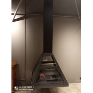 Камин OpenFire Fly, центральный