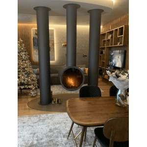 Камин OpenFire Ring, с вращающейся топкой