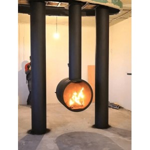 Камин OpenFire Ring, с вращающейся топкой