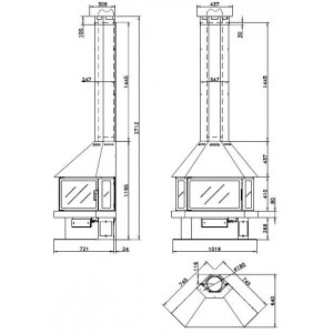 Камин Rocal Calor LL-25A