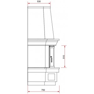 Камин Schmid S4 Front