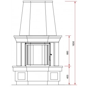 Камин Schmid S4 Front