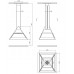 Камин Traforart Admeto Central, подвесной