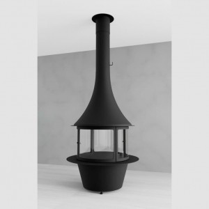 Камин Traforart Loire Central, со стеклом