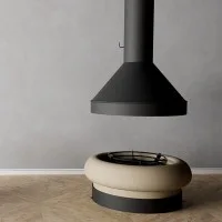 Камин Traforart Zeus Central, без стекла