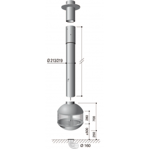 Камин Focus AgoraFocus 630 подвесной