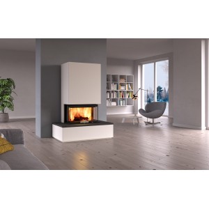 Камин Nordpeis Monaco Bench New, топка Q-34UL IR, 8кВт