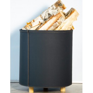 Дровница Fire&Wood Tallin, экокожа графит
