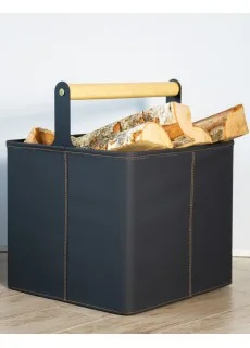 Дровница Fire&Wood Stockholm, экокожа графит