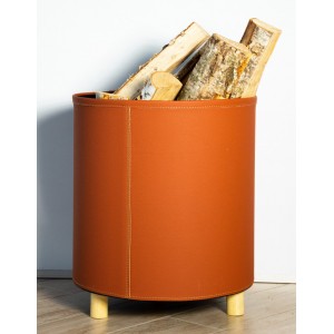 Дровница Fire&Wood Tallin, экокожа графит