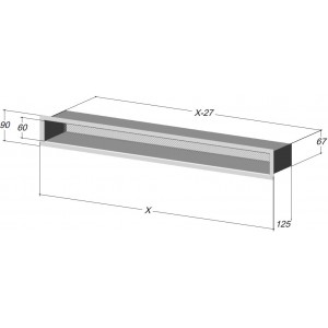 Щелевая решетка Астов РПТС 20x6