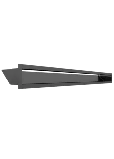 Каминная решетка Kratki люфт графитовая 9x100 (LUFT/9/100/45S/G/SF)