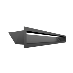 Каминная решетка Kratki люфт графитовая 9x80 (LUFT/9/80/45S/G/SF)