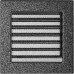 Каминная решетка Kratki 17x17 с жалюзи