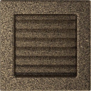 Каминная решетка Kratki 17x17 с жалюзи