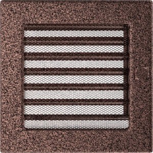 Каминная решетка Kratki 17x17 с жалюзи