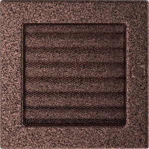 Каминная решетка Kratki 17x17 с жалюзи