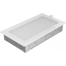 Каминная решетка Kratki 17x30 белая с жалюзи