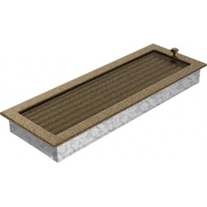Каминная решетка Kratki 17x49 с жалюзи