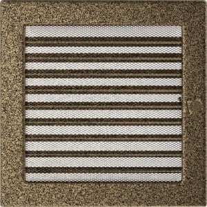 Каминная решетка Kratki 22x22 с жалюзи