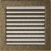 Каминная решетка Kratki 22x22 с жалюзи